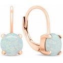 Brilio Silver Charming gold-plated earrings with synthetic opals EA370R Brilio Silver Charming gold-plated earrings with synthetic opals EA370R