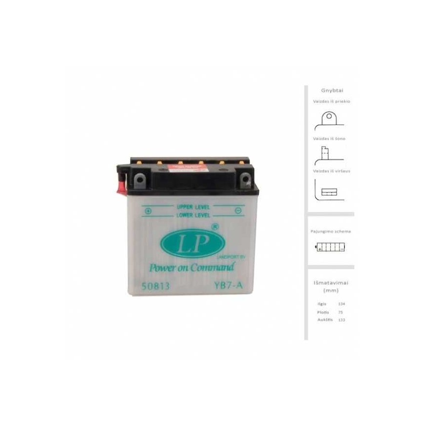 Landport Akumuliatorius 8 Ah 110A EN 12V