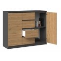 Topeshop 2D4S ANT/ART KPL chest of drawers Topeshop 2D4S ANT/ART KPL chest of drawers