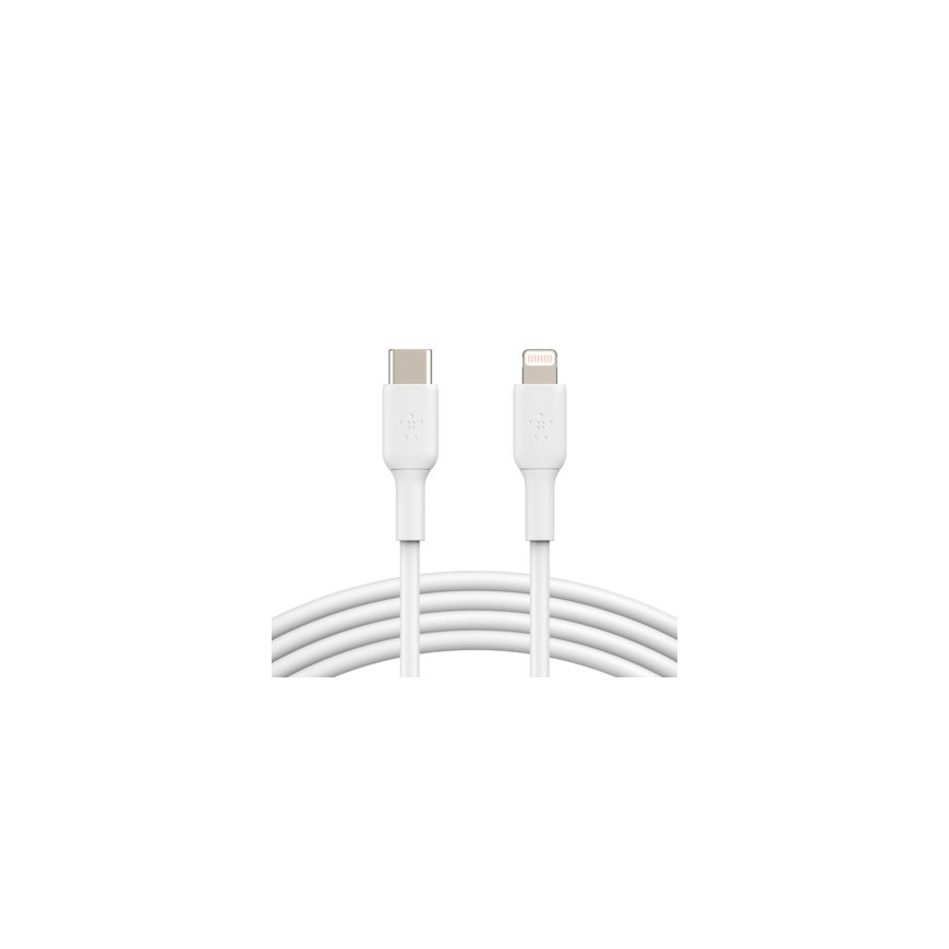 Belkin CAA003BT1MWH lightning kabelis 1 m