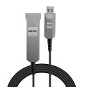 Lindy 42701 USB-kaapeli USB 3.2 Gen 1 (3.1 Gen 1) 50 m USB A musta, Hopea Lindy 42701 USB-kaapeli USB 3.2 Gen 1 (3.1 Gen 1) 50 m USB A musta, Hopea