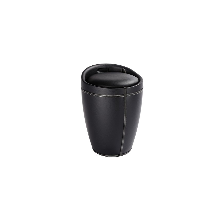 WENKO 21774100 laundry basket 20 L Round Polyester Black