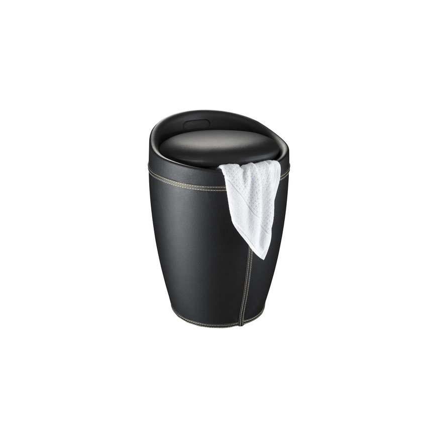 WENKO 21774100 pyykkikori 20 L Pyöreä Polyesteri musta – 2