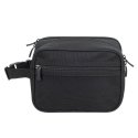 Rivacase 8409 Toiletry bag Polyester, Recycled polyester Black