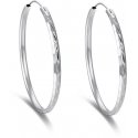 Beneto Timeless Round Earrings in Silver AGUC2272 Beneto Timeless Round Earrings in Silver AGUC2272
