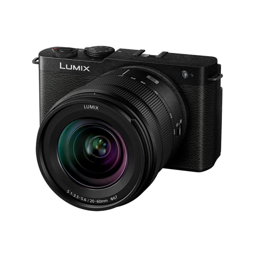 Panasonic Lumix S9 + 20-60mm F3.5-5.6 Lens Kompaktkaamera 24,2 MP CMOS 12000 x 8000 pikslit Must