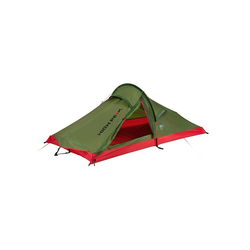 High Peak Siskin 2.0 Green, Red Pyramid tent