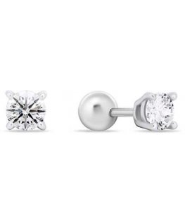 Brilio Silver Brilio Silver Silver stud earrings with clear zircons EA923/4/5W