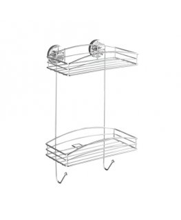 WENKO Vacuum-Loc 2-Tier wall rack