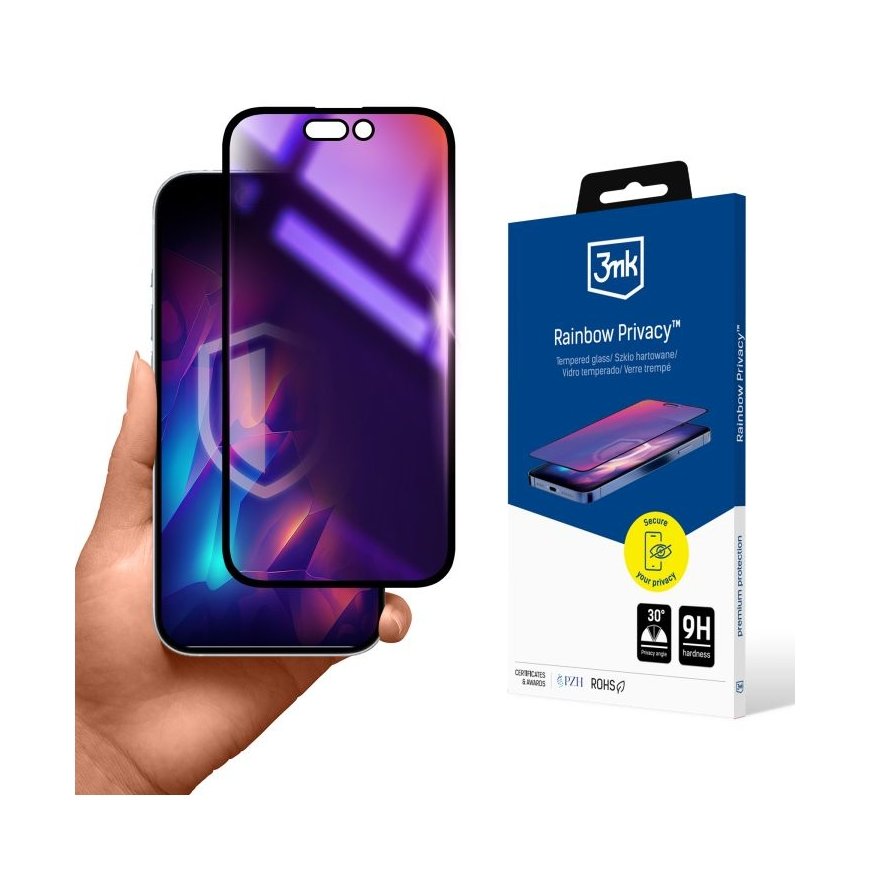3MK Rainbow Privacy Privatumo ekrano aspauga Apple 1 vnt – 2