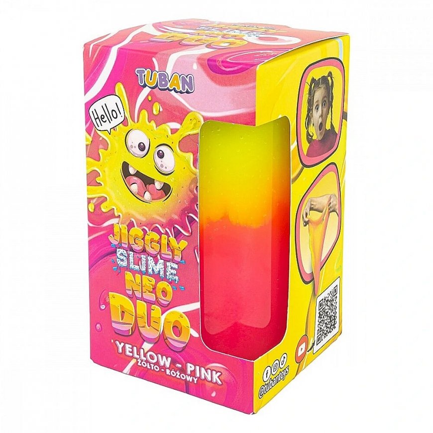 Tuban Slime Jiggly Neo Duo yellow-pink
