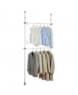 WENKO Telescopic clothes rack system Herkules Basic