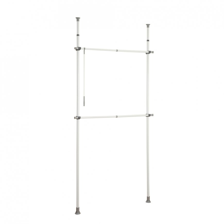 WENKO Telescopic clothes rack system Herkules Basic – 2