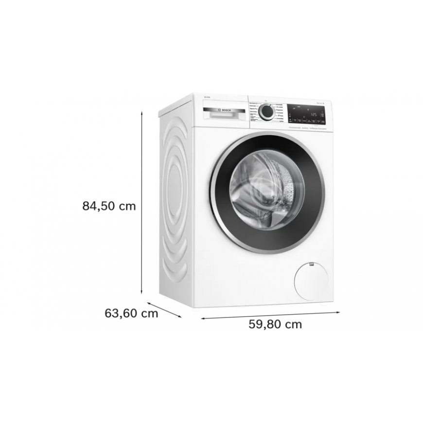 Bosch Serie 6 WGG244F40 pesumasin Eest täidetav 9 kg 1400 RPM Valge – 5