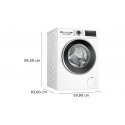 Bosch Serie 6 WGG244F40 pesumasin Eest täidetav 9 kg 1400 RPM Valge Bosch Serie 6 WGG244F40 pesumasin Eest täidetav 9 kg 1400 RPM Valge
