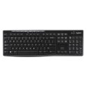 Logitech Wireless Keyboard K270 näppäimistö Langaton RF QWERTZ Saksa musta Logitech Wireless Keyboard K270 näppäimistö Langaton RF QWERTZ Saksa musta