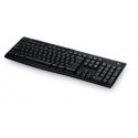 Logitech Wireless Keyboard K270 tastatūra RF Bezvadu QWERTZ Vācu Melns Logitech Wireless Keyboard K270 tastatūra RF Bezvadu QWERTZ Vācu Melns