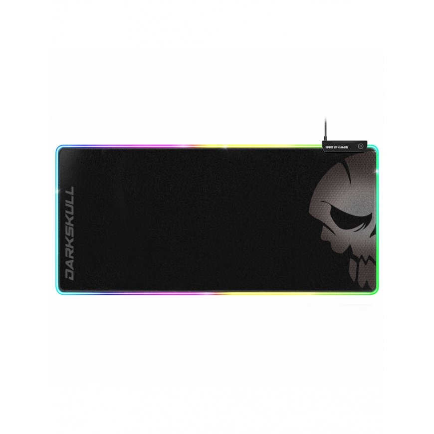 Spirit of Gamer Darkskull Hub RGB - XXXL Mänguri hiire padi Must