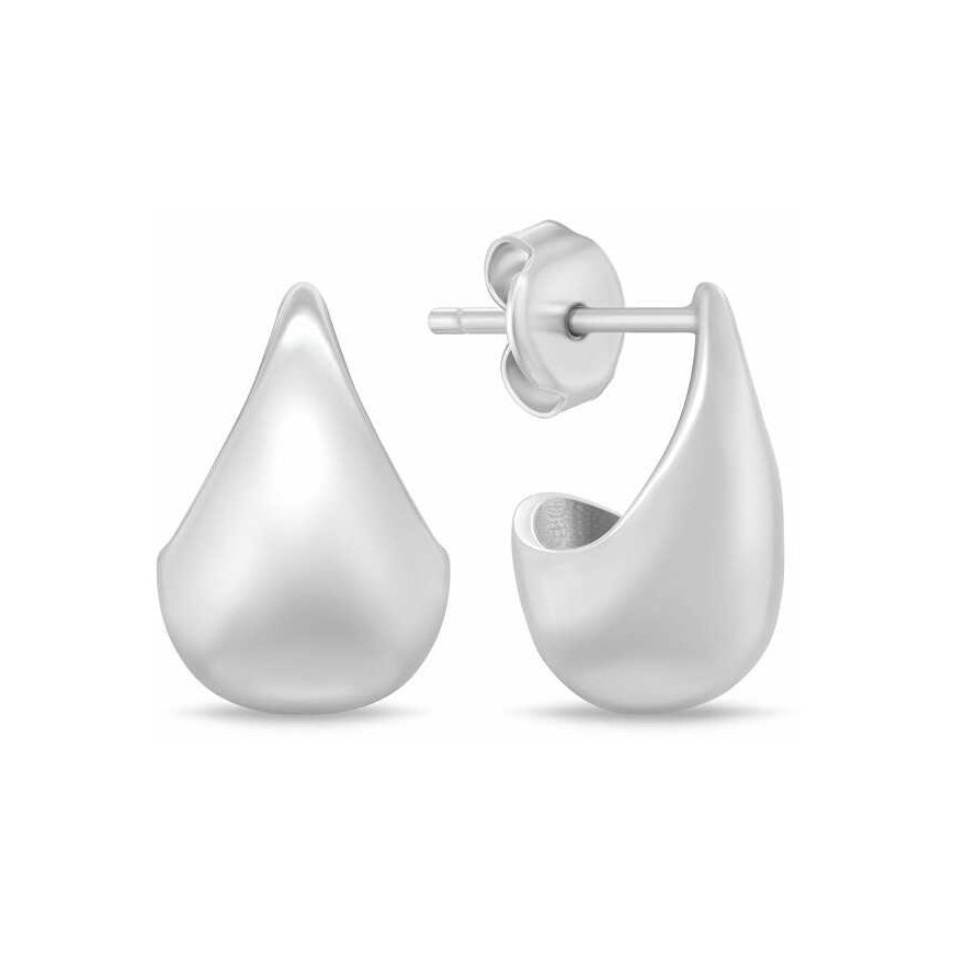 Brilio Silver Minimalist Silver Jewelry Set SET272W Tear Drop (necklace, earrings) – 4