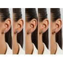 Brilio Silver Delicate silver earrings Hearts with synthetic opals EA610WG Brilio Silver Delicate silver earrings Hearts with synthetic opals EA610WG
