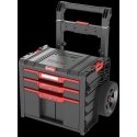Q-Brick Qbrick System PRO CART 2.0 PLUS DRAWER 3 lipasto laatikoilla Q-Brick Qbrick System PRO CART 2.0 PLUS DRAWER 3 lipasto laatikoilla