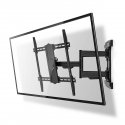 Nedis TVWM6570BK televizora stiprinājums 2,29 m (90") Melns Nedis TVWM6570BK televizora stiprinājums 2,29 m (90") Melns