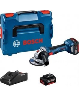 Bosch GWS 18V-11 S, 2x5,0 Ah GAL1880, LB