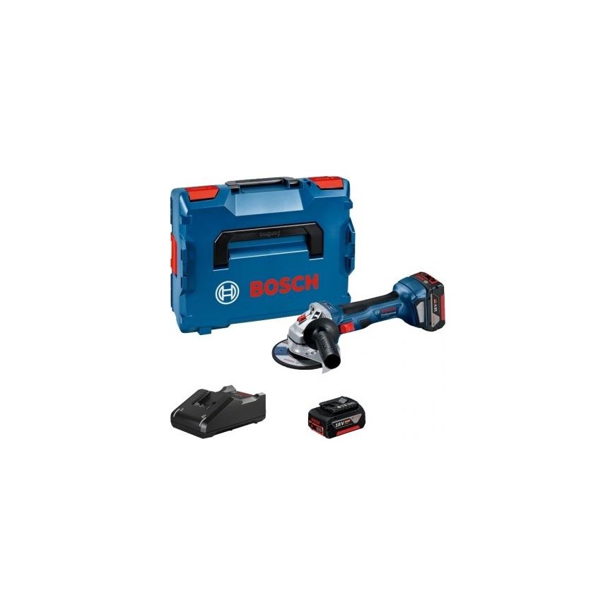 Bosch GWS 18V-11 S, 2x5,0 Ah GAL1880, LB