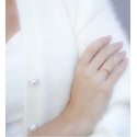 Beneto Beautiful bronze ring with zircons AGG471-RG Beneto Beautiful bronze ring with zircons AGG471-RG