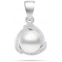 Brilio Silver Silver jewelry set with real pearls SET268W (earrings, pendant) Brilio Silver Silver jewelry set with real pearls SET268W (earrings, pendant)