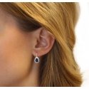 Silvego Silver set MONACO with sapphire LPS0341BS (earring, pendant) Silvego Silver set MONACO with sapphire LPS0341BS (earring, pendant)