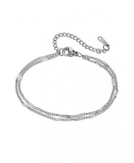 Emily Westwood Double Steel Bracelet for Women Maia EWB24026S