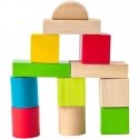 Woodyland Toddler blocks in a bucket with shape sorting lid, 100pcs. Woodyland Toddler blocks in a bucket with shape sorting lid, 100pcs.