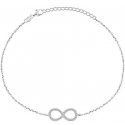 Brilio Silver Beautiful silver infinity bracelet BRC64W