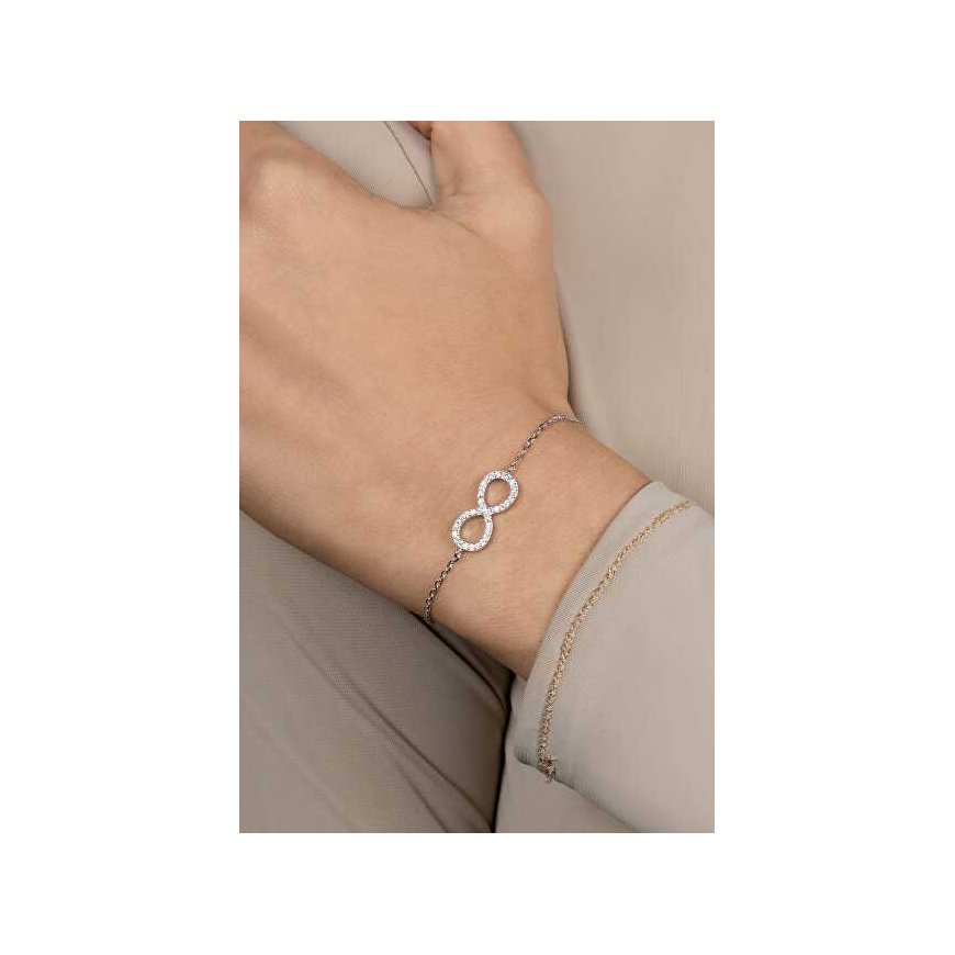 Brilio Silver Beautiful silver infinity bracelet BRC64W – 3