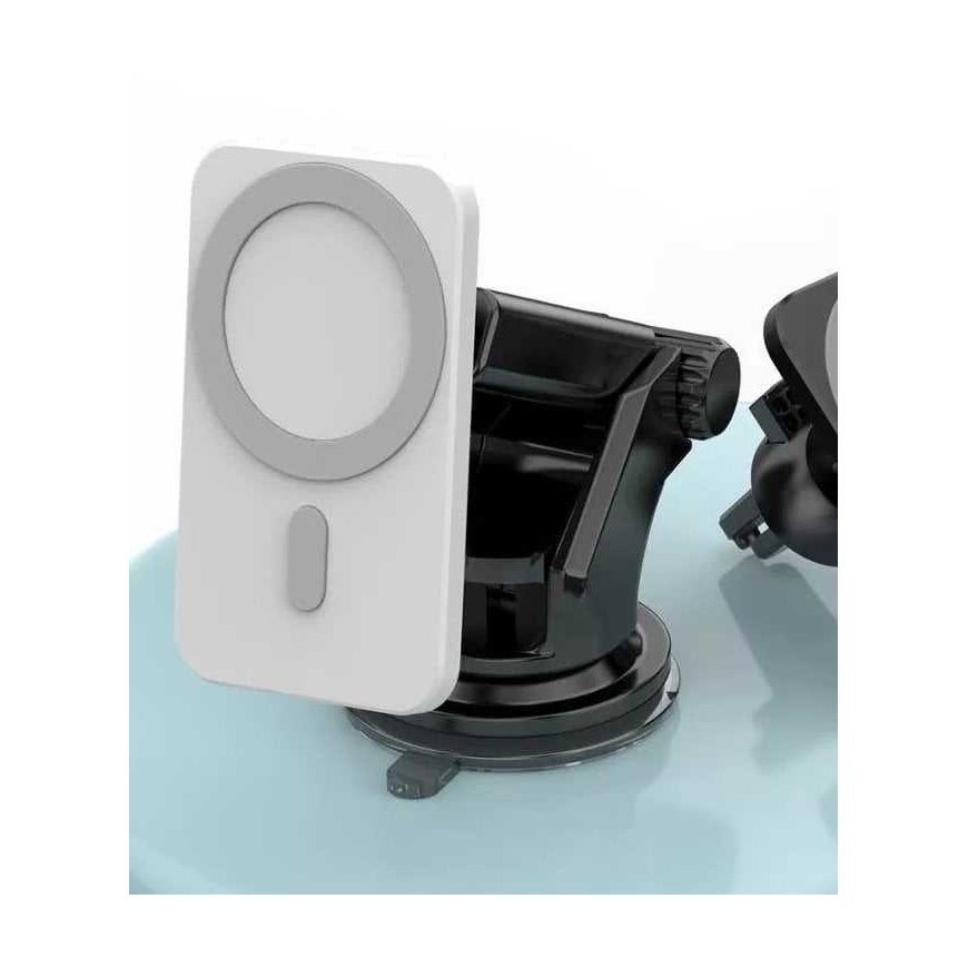 1St Cool 1stCOOL wireless QI charger 15W, magnetic, for car, compatible with MagSafe, white