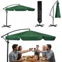 Parasol Folding garden umbrella 6 segments 350 cm with cover Thin PL-880