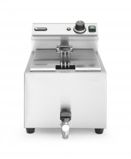 Hendi 209202 обжарочный аппарат Одиночный 8 L Автономный 3500 W Фритюрница Серебристый