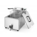 Hendi 209202 обжарочный аппарат Одиночный 8 L Автономный 3500 W Фритюрница Серебристый Hendi 209202 обжарочный аппарат Одиночный 8 L Автономный 3500 W Фритюрница Серебристый