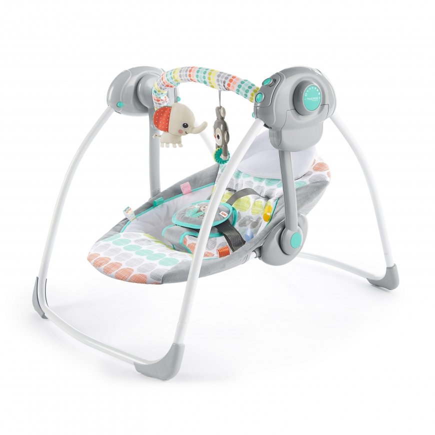 Kids Ii Juvenile BRIGHT STARTS Swing Whimsical Wild – 3