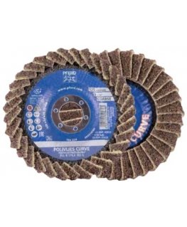 Felt grinding disc PFERD Curve PVL-R 125 A 100 G