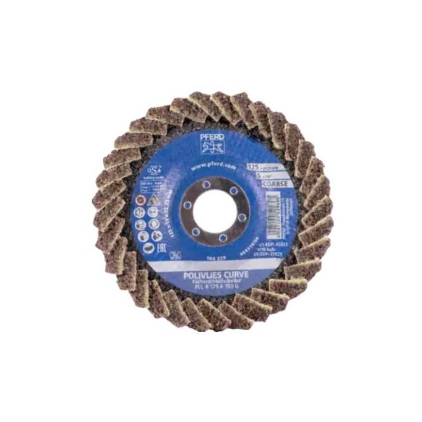 Veltinio šlifavimo diskas PFERD Curve PVL-R 125 A 100 G – 2