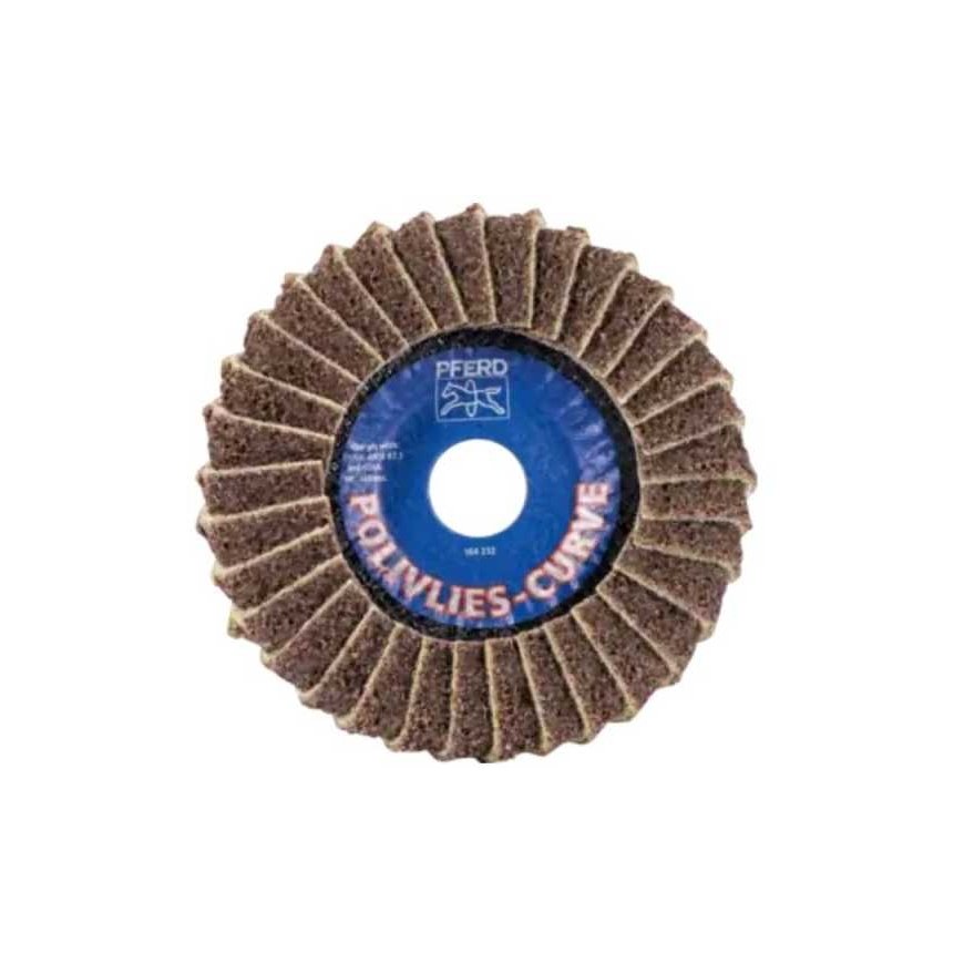 Felt grinding disc PFERD Curve PVL-R 125 A 100 G – 3