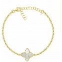 Brilio Silver Delicate kullattu rannekoru naisille BRC193Y Brilio Silver Delicate kullattu rannekoru naisille BRC193Y