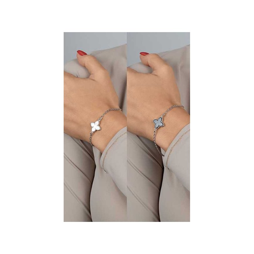 Brilio Silver Delicate kullattu rannekoru naisille BRC193Y – 4