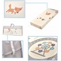 Proline Educational foldable double-sided foam mat 180 x 200 cm street / forest Proline Educational foldable double-sided foam mat 180 x 200 cm street / forest