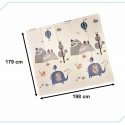 Proline Educational foldable double-sided foam mat 180 x 200 cm street / forest Proline Educational foldable double-sided foam mat 180 x 200 cm street / forest
