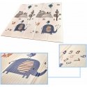 Proline Educational foldable double-sided foam mat 180 x 200 cm street / forest Proline Educational foldable double-sided foam mat 180 x 200 cm street / forest