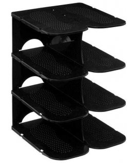 5five Simply Smart Shoe rack PLOT for closet for 4 pairs