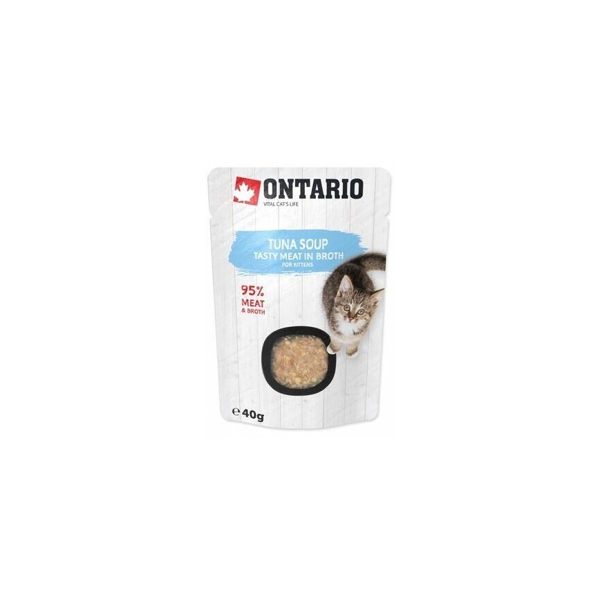 Canned food for kittens - Ontario Soup Kitten Tuna, 40 g